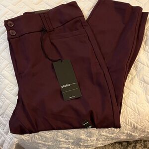 NWT Torrid Deep Burgundy Cropped Pants